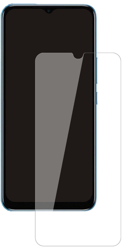 InfinixSmart 6 mit aufgebrachter dipos Flex Schutzfolie, glasklare Darstellung ohne Einschränkungen