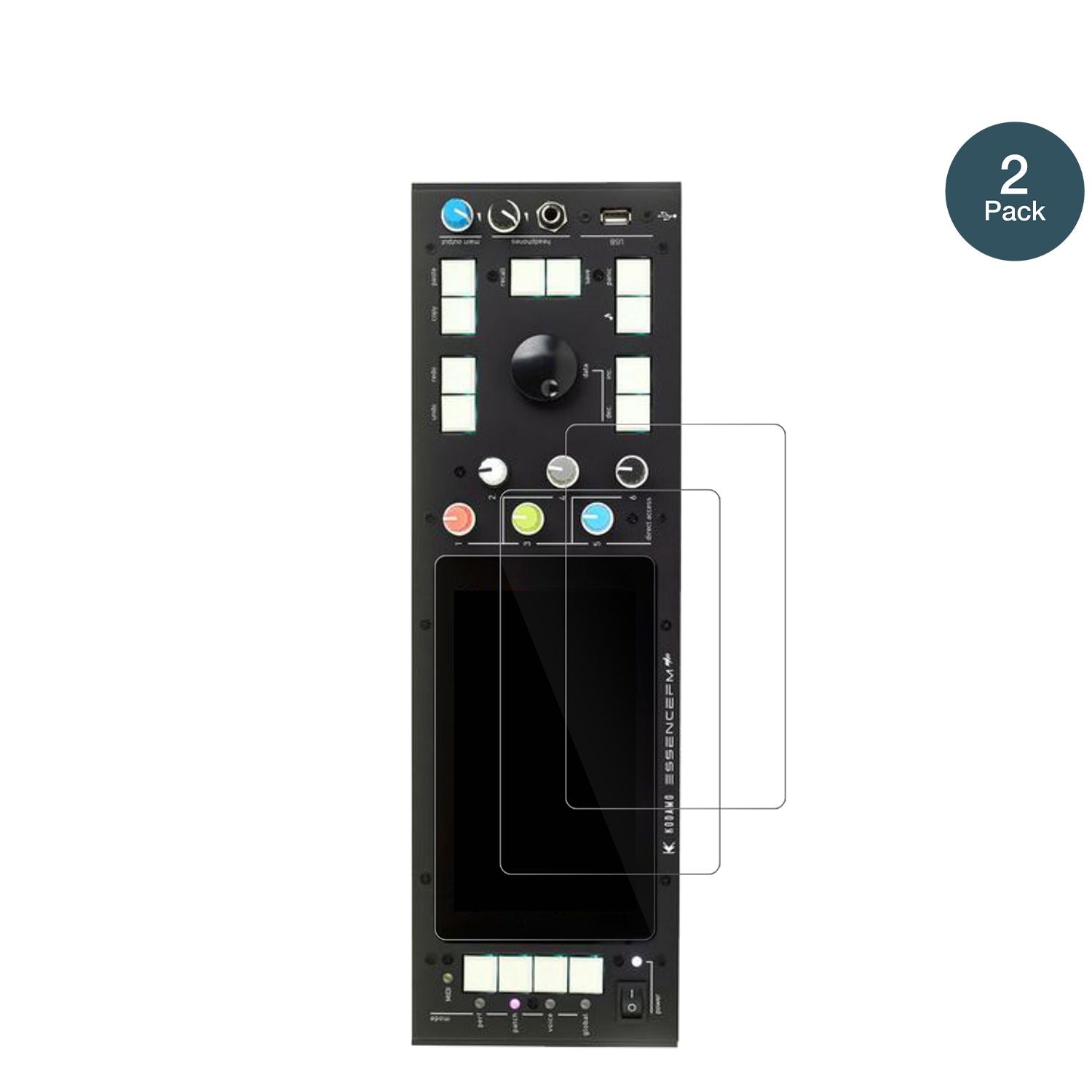 KodamoEssenceFM MKII mit aufgebrachter dipos Flex Schutzfolie, glasklare Darstellung ohne Einschränkungen