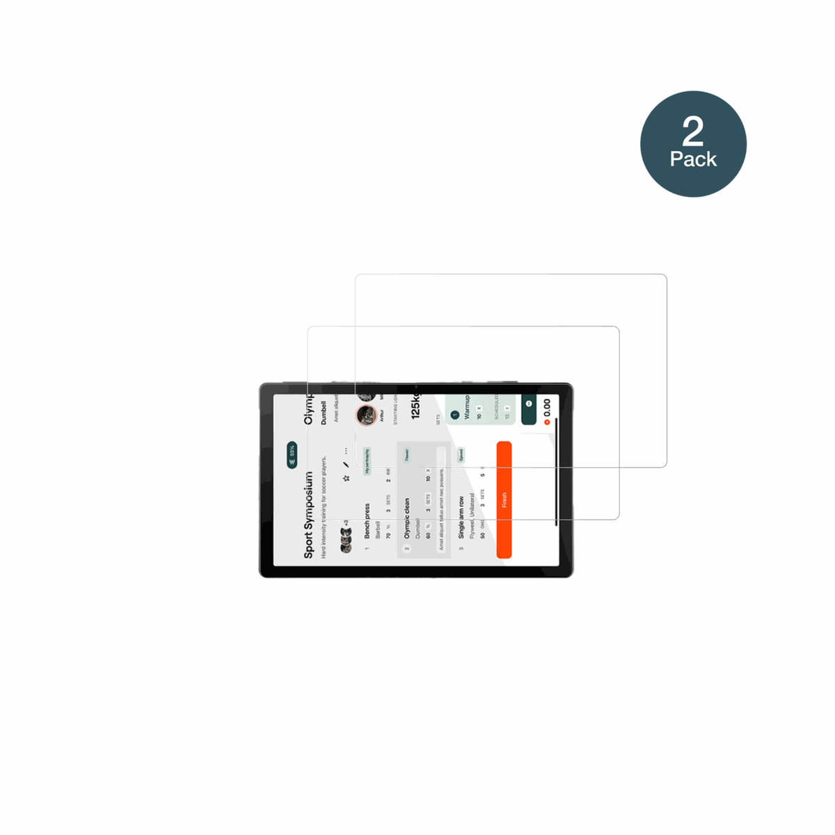 LaptokLPA7BK mit aufgebrachter dipos Flex Schutzfolie, glasklare Darstellung ohne Einschränkungen