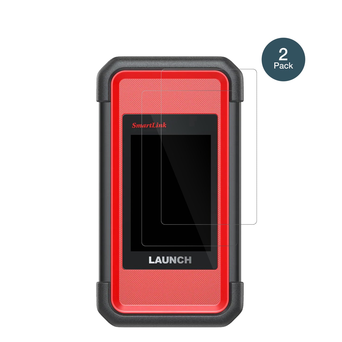 LaunchX431 SmartLink C V2.0 mit aufgebrachter dipos Flex Schutzfolie, glasklare Darstellung ohne Einschränkungen