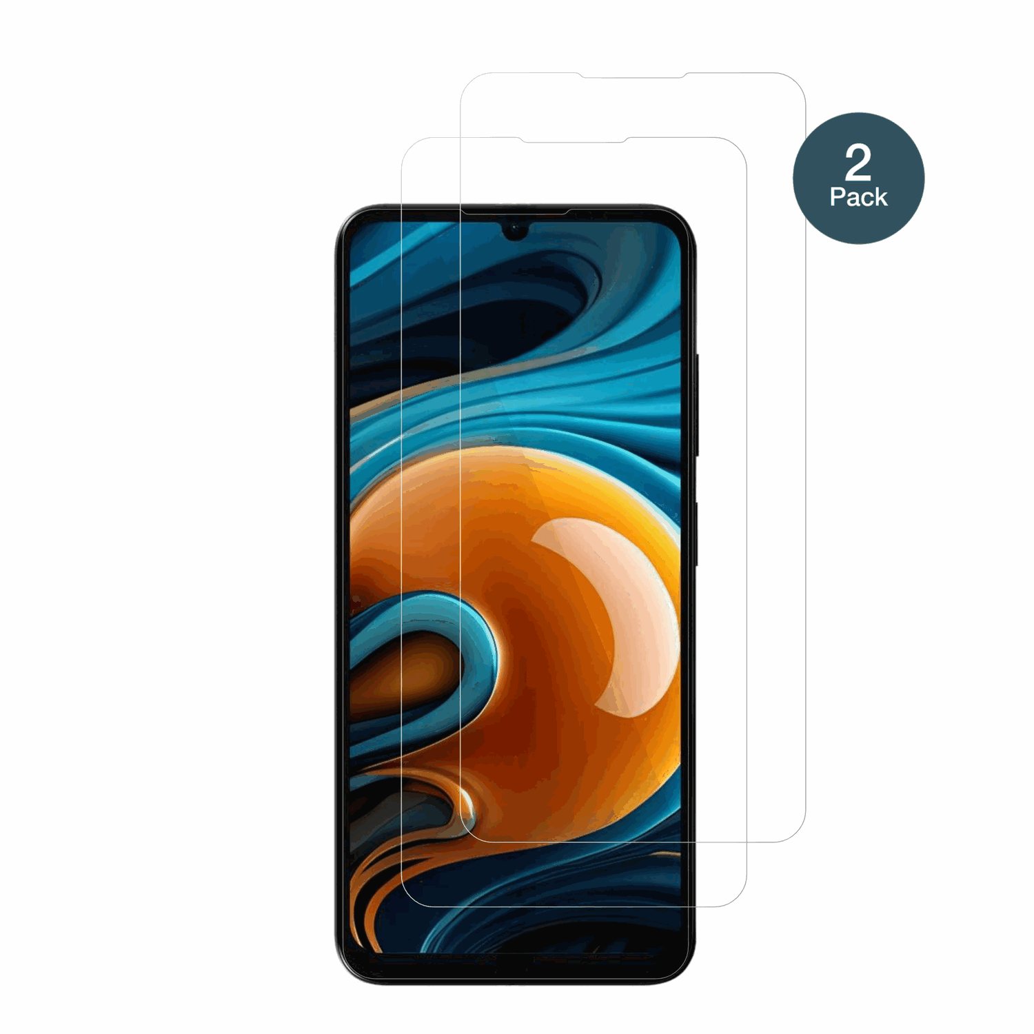 LavaYuva Smart 3 mit aufgebrachter dipos Flex Schutzfolie, glasklare Darstellung ohne Einschränkungen