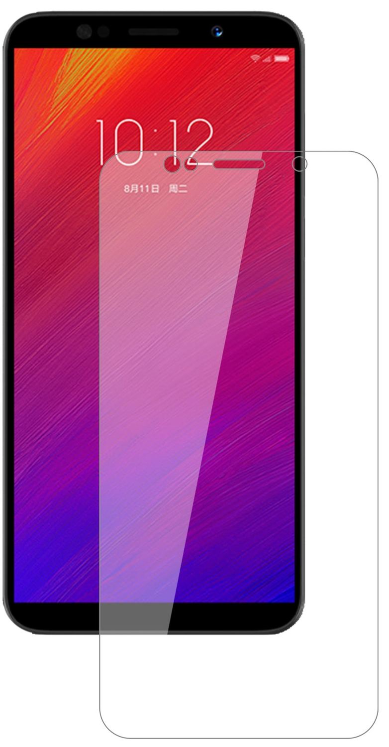 LenovoA5 mit aufgebrachter dipos Flex Schutzfolie, glasklare Darstellung ohne Einschränkungen