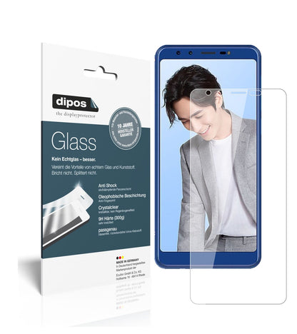 LenovoK5s mit aufgebrachter dipos Flex Schutzfolie, glasklare Darstellung ohne Einschränkungen