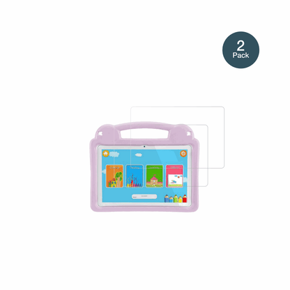 LETGOSPTKids Tablet 10.1 mit aufgebrachter dipos Flex Schutzfolie, glasklare Darstellung ohne Einschränkungen