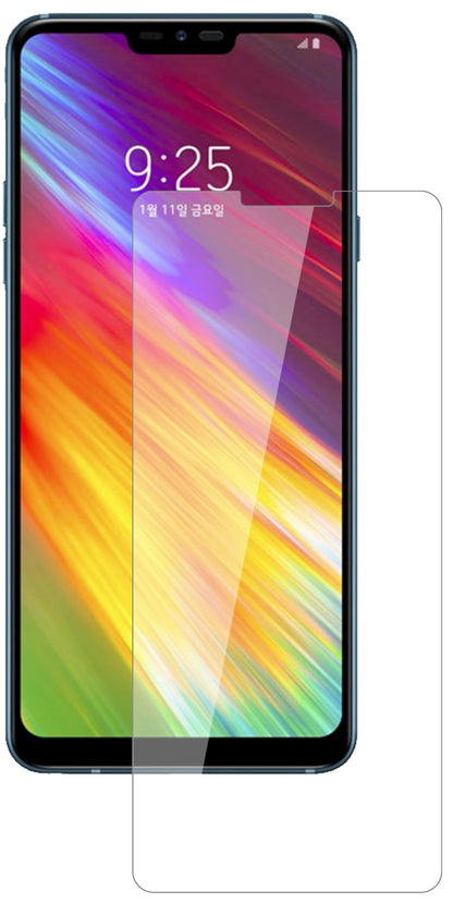 LGQ9 mit aufgebrachter dipos Flex Schutzfolie, glasklare Darstellung ohne Einschränkungen