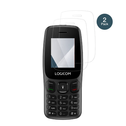 LogicomPosh 405 mit aufgebrachter dipos Flex Schutzfolie, glasklare Darstellung ohne Einschränkungen