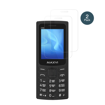 MaxviC50 mit aufgebrachter dipos Flex Schutzfolie, glasklare Darstellung ohne Einschränkungen