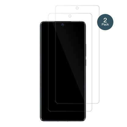 Meizu20 Pro mit aufgebrachter dipos Flex Schutzfolie, glasklare Darstellung ohne Einschränkungen