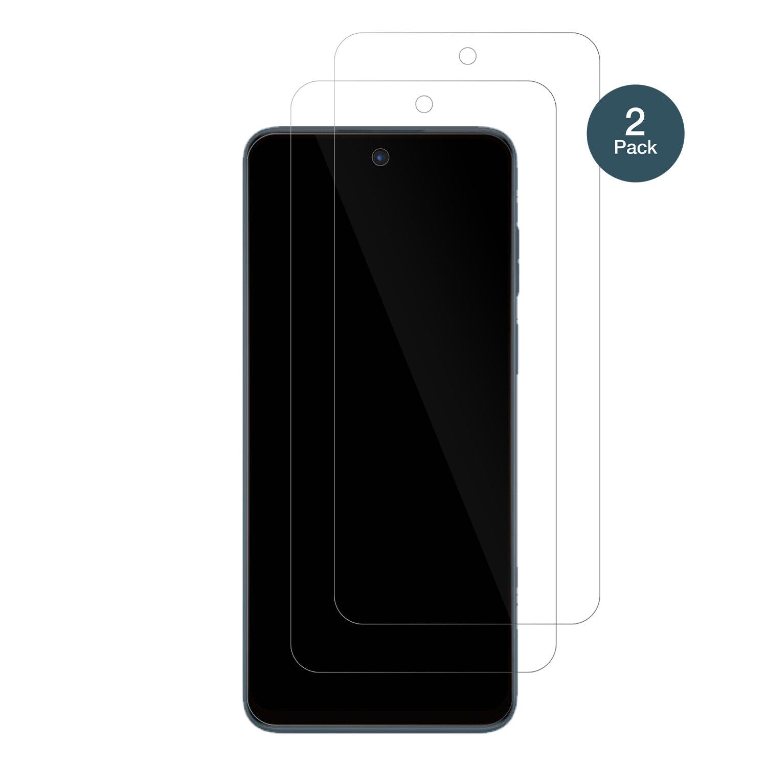 MotorolaMoto G23 mit aufgebrachter dipos Flex Schutzfolie, glasklare Darstellung ohne Einschränkungen