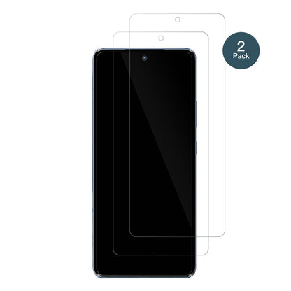 MotorolaMoto S30 Pro mit aufgebrachter dipos Flex Schutzfolie, glasklare Darstellung ohne Einschränkungen