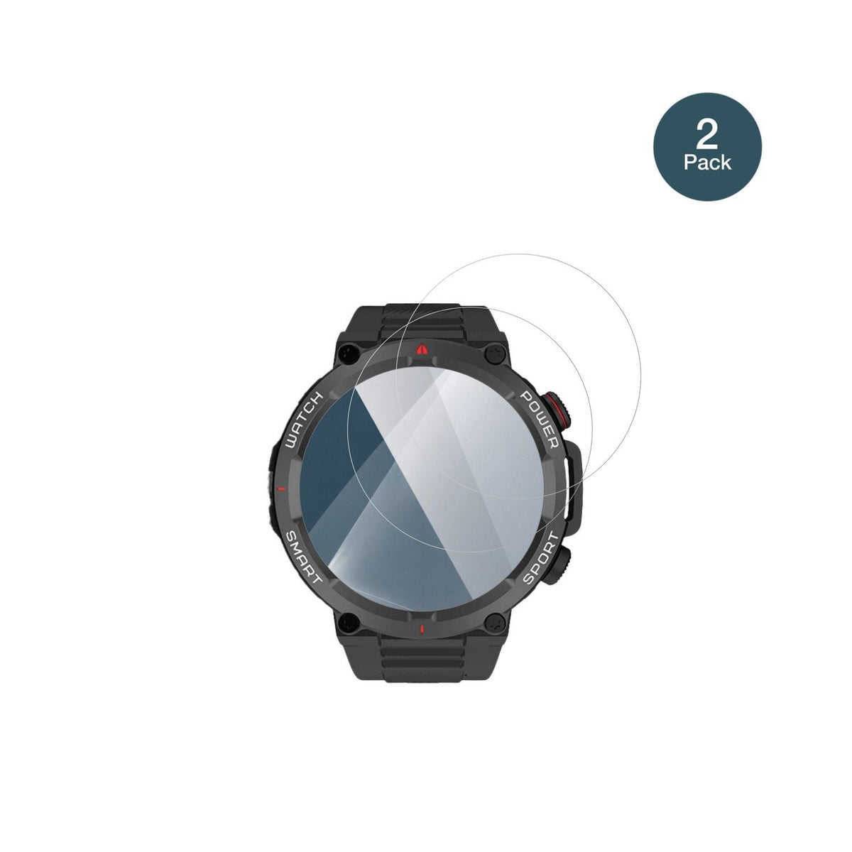 2x 9H Schutzfolie für Neow W-Watch 1.39 Panzerfolie
