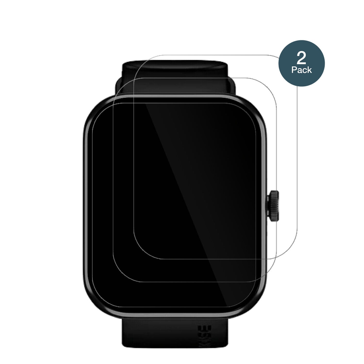 NoiseColorFit Pulse 2 Max mit aufgebrachter dipos Flex Schutzfolie, glasklare Darstellung ohne Einschränkungen