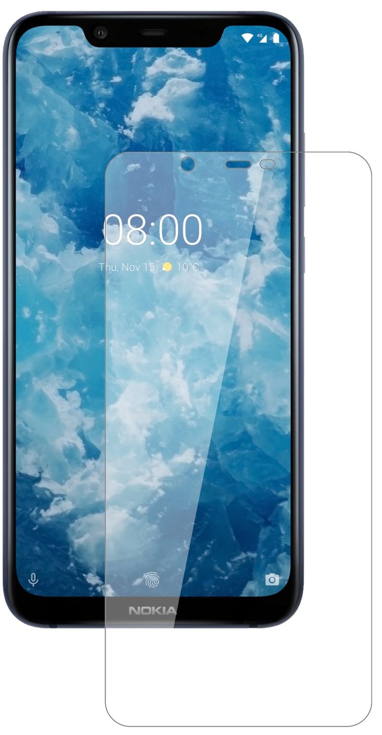 Nokia46030 mit aufgebrachter dipos Flex Schutzfolie, glasklare Darstellung ohne Einschränkungen