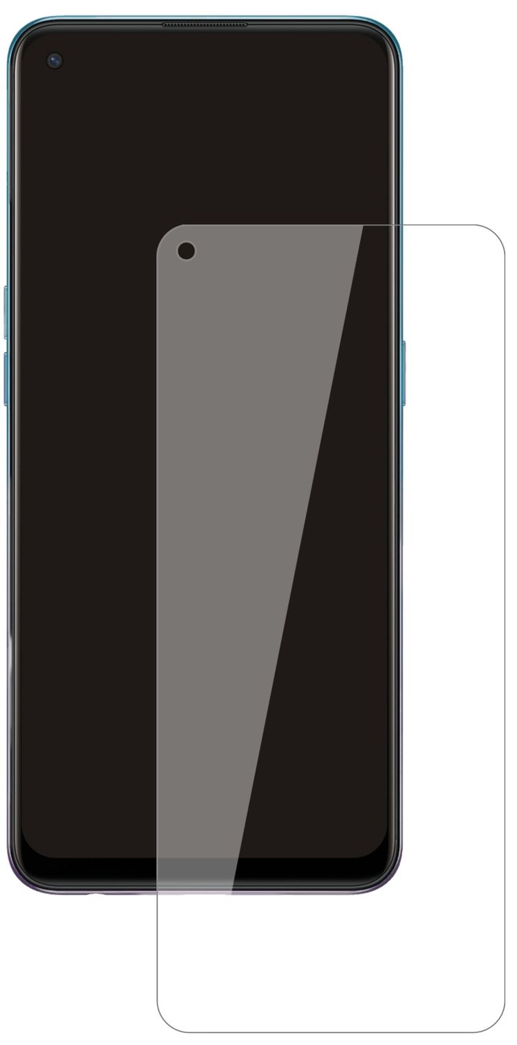 OppoA94 5G mit aufgebrachter dipos Flex Schutzfolie, glasklare Darstellung ohne Einschränkungen