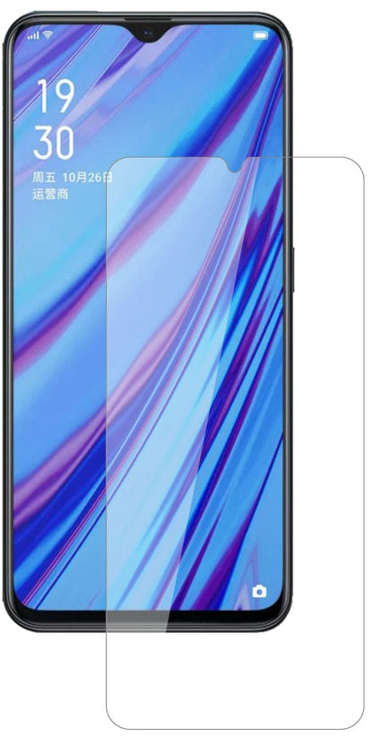 OppoA9x mit aufgebrachter dipos Flex Schutzfolie, glasklare Darstellung ohne Einschränkungen