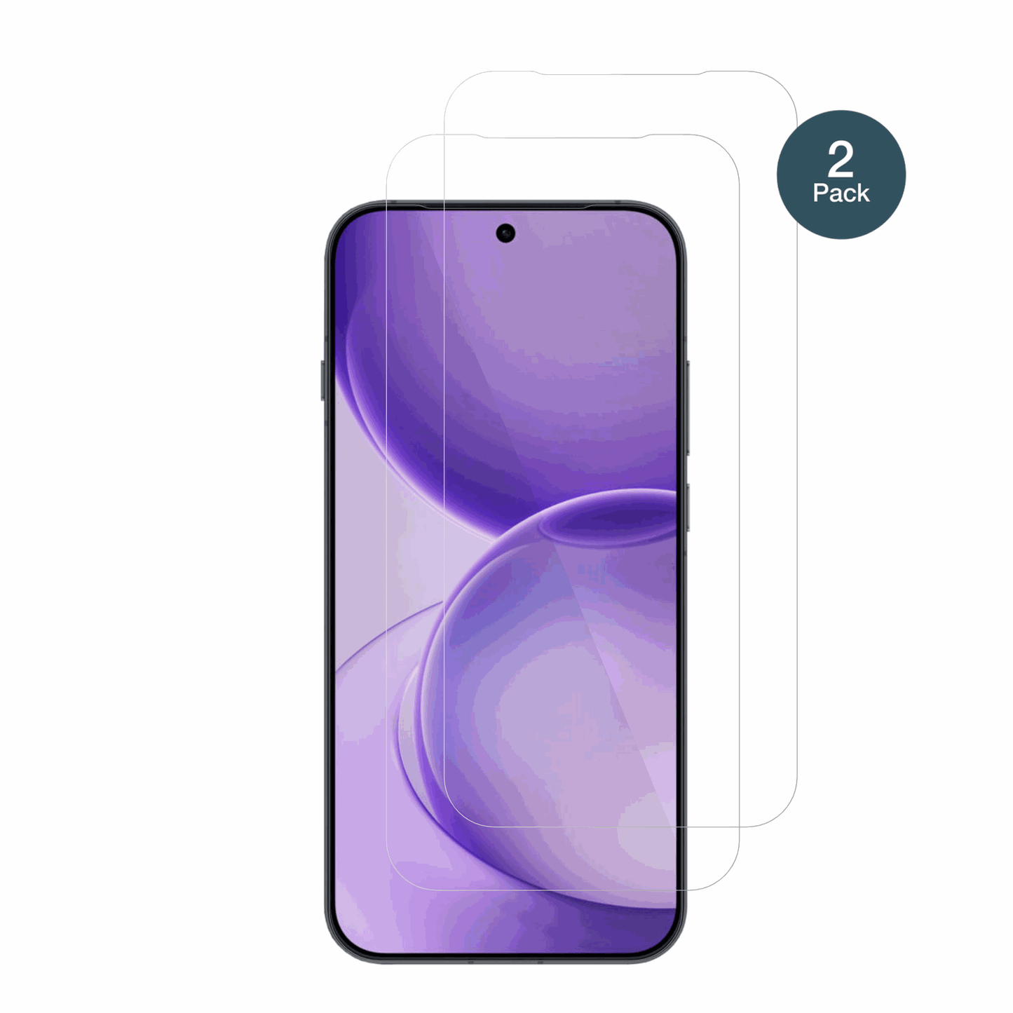OppoReno16 Pro mit aufgebrachter dipos Flex Schutzfolie, glasklare Darstellung ohne Einschränkungen