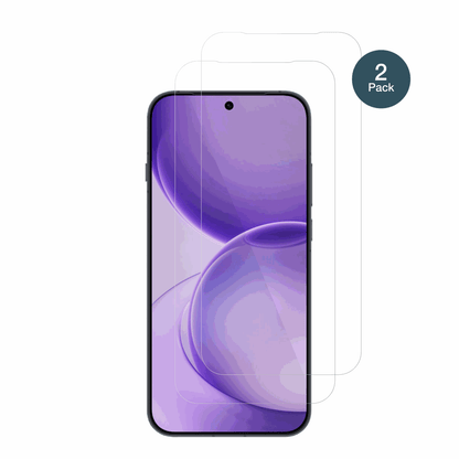 OppoReno16 Pro mit aufgebrachter dipos Flex Schutzfolie, glasklare Darstellung ohne Einschränkungen