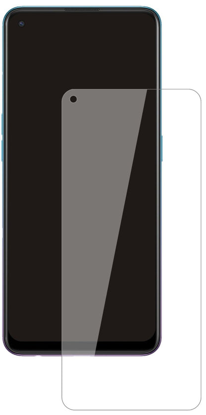 OppoReno5 F mit aufgebrachter dipos Flex Schutzfolie, glasklare Darstellung ohne Einschränkungen