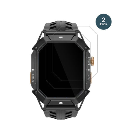 OukitelBT80 mit aufgebrachter dipos Flex Schutzfolie, glasklare Darstellung ohne Einschränkungen
