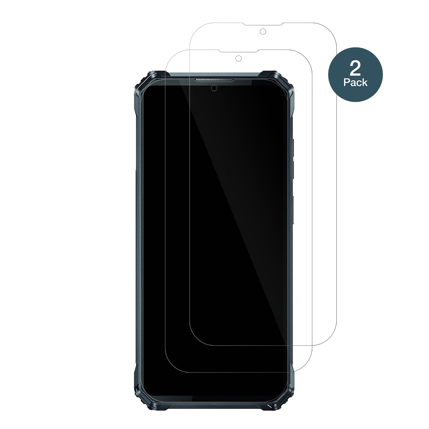 OukitelWP28E mit aufgebrachter dipos Flex Schutzfolie, glasklare Darstellung ohne Einschränkungen