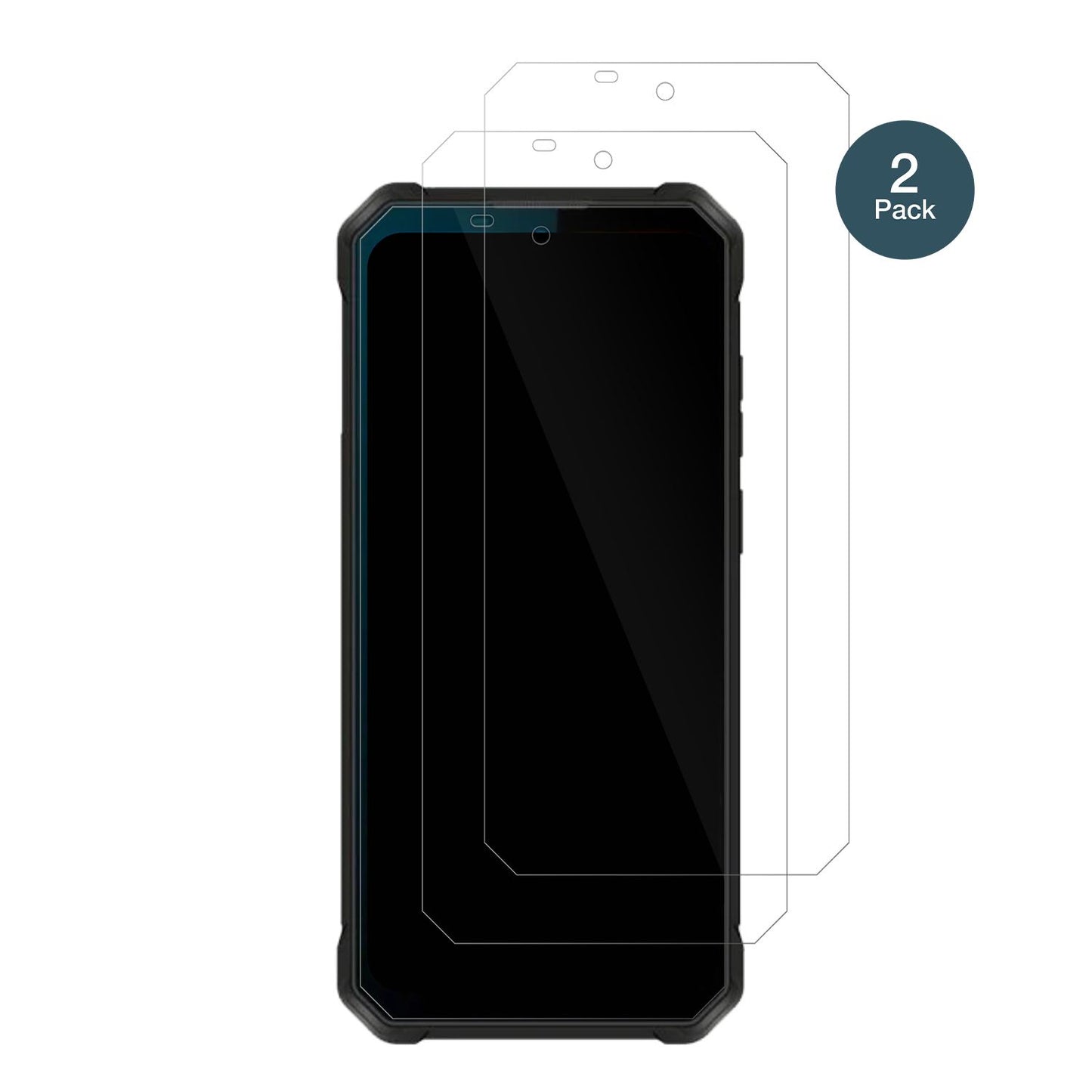 OukitelWP53s mit aufgebrachter dipos Flex Schutzfolie, glasklare Darstellung ohne Einschränkungen