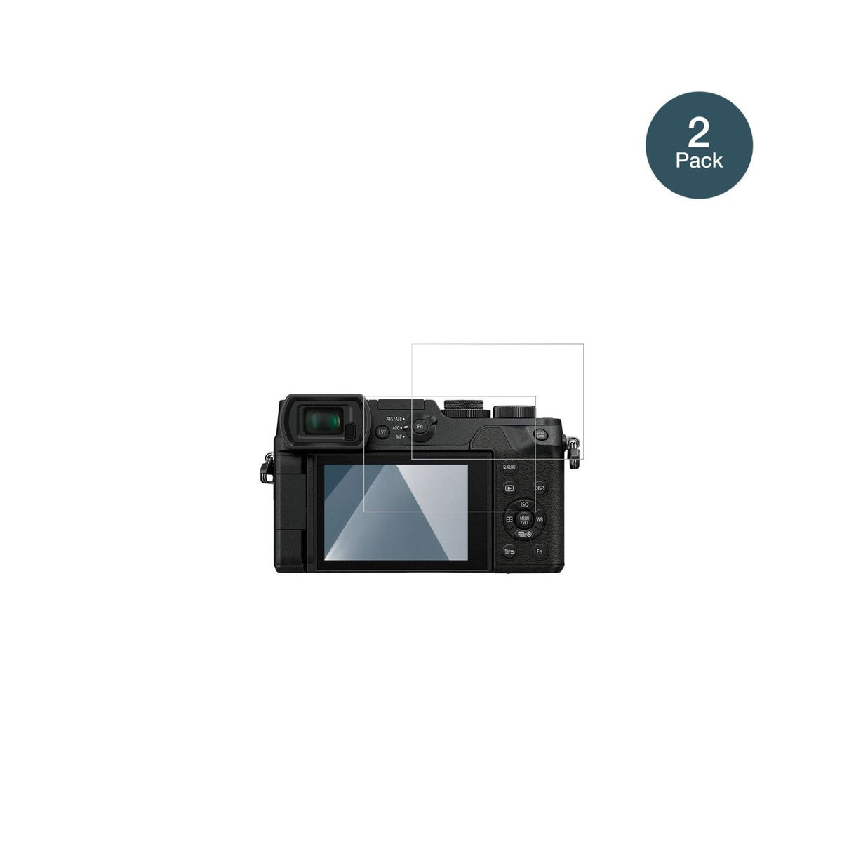 2x 9H Schutzfolie für Panasonic Lumix DMC-GX8 Panzerfolie