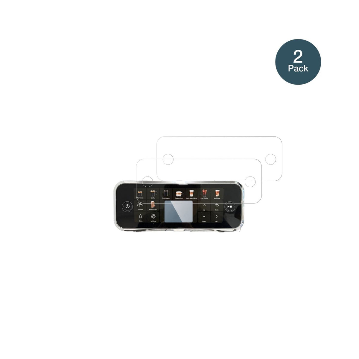 PhilipsSeries 5500 mit aufgebrachter dipos Flex Schutzfolie, glasklare Darstellung ohne Einschränkungen