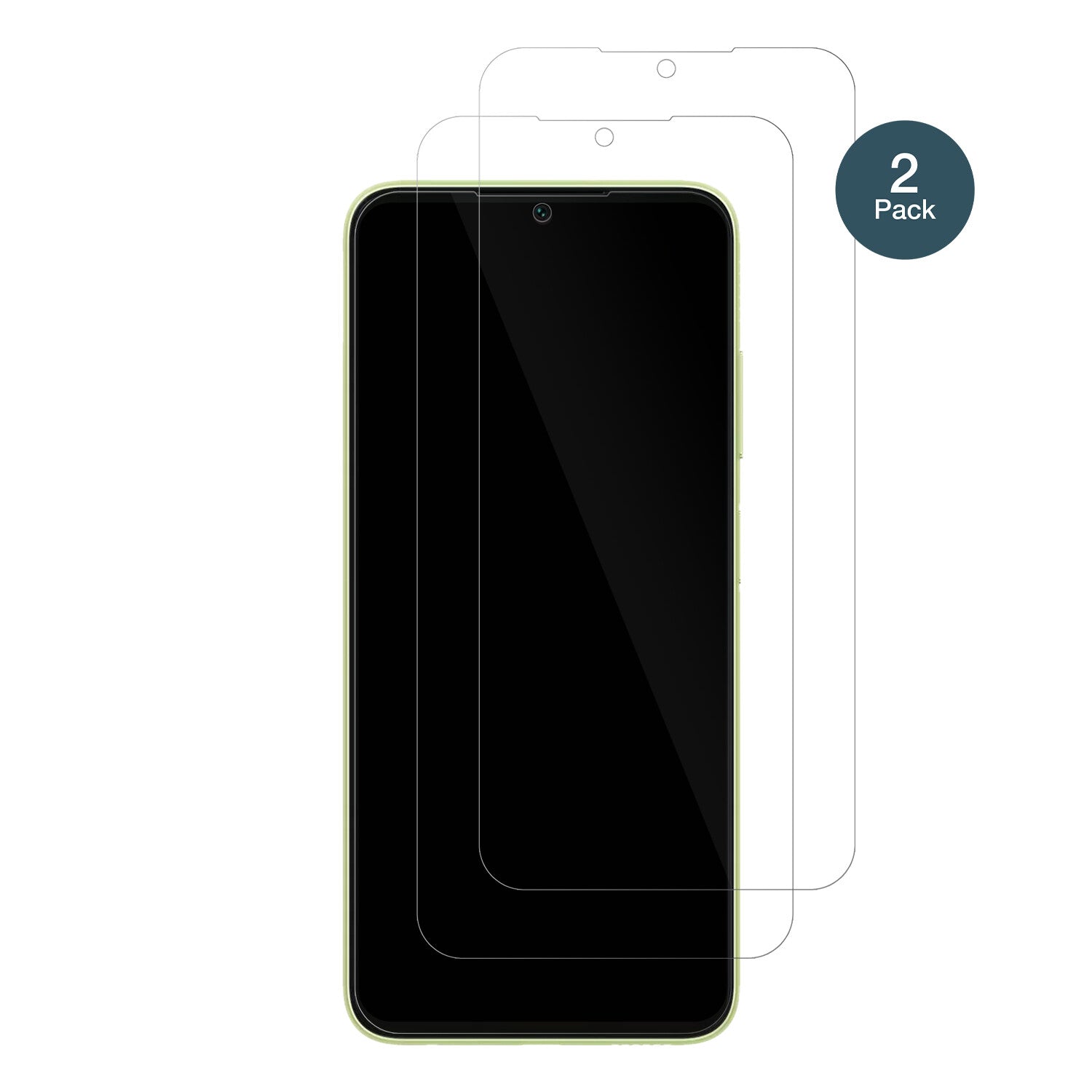SamsungGalaxy A05s mit aufgebrachter dipos Flex Schutzfolie, glasklare Darstellung ohne Einschränkungen