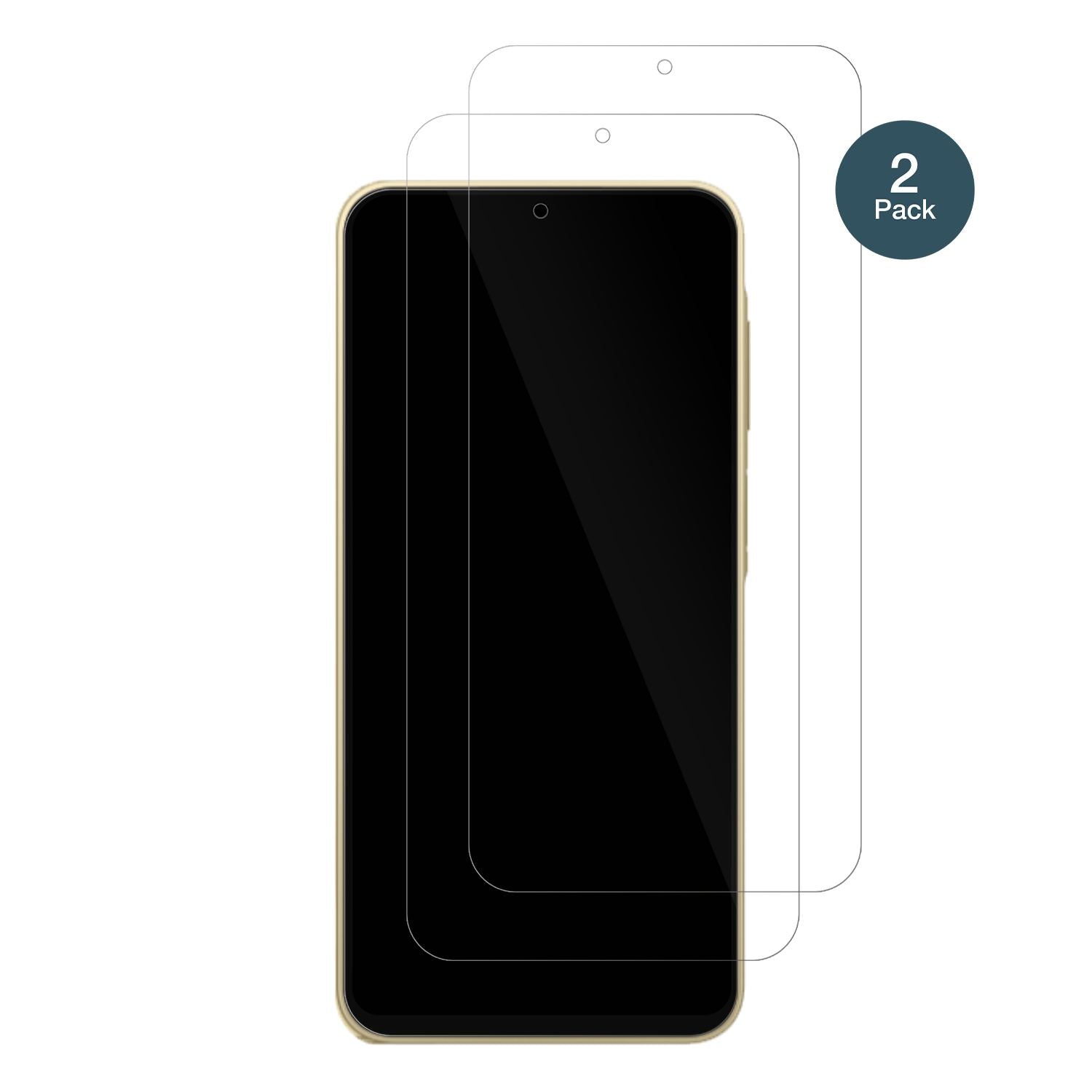 SamsungGalaxy Buddy4 mit aufgebrachter dipos Flex Schutzfolie, glasklare Darstellung ohne Einschränkungen