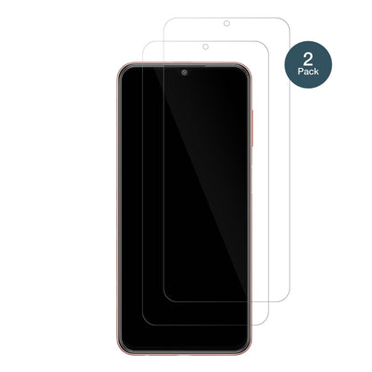 SamsungGalaxy M13 4G mit aufgebrachter dipos Flex Schutzfolie, glasklare Darstellung ohne Einschränkungen