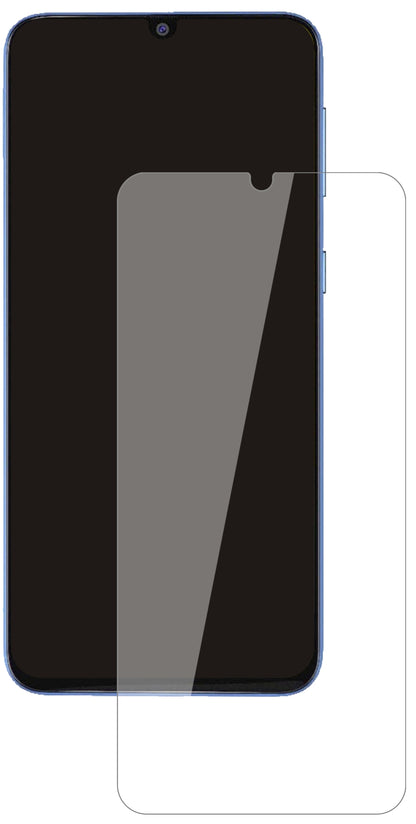 SamsungGalaxy M31 Prime mit aufgebrachter dipos Flex Schutzfolie, glasklare Darstellung ohne Einschränkungen
