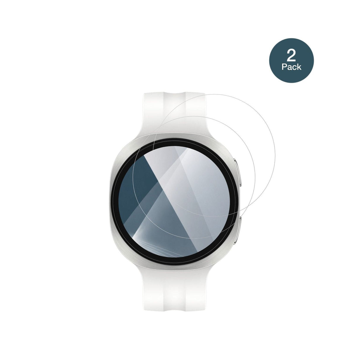 2x 9H Schutzfolie für Samsung Galaxy Watch 9 40mm Panzerfolie