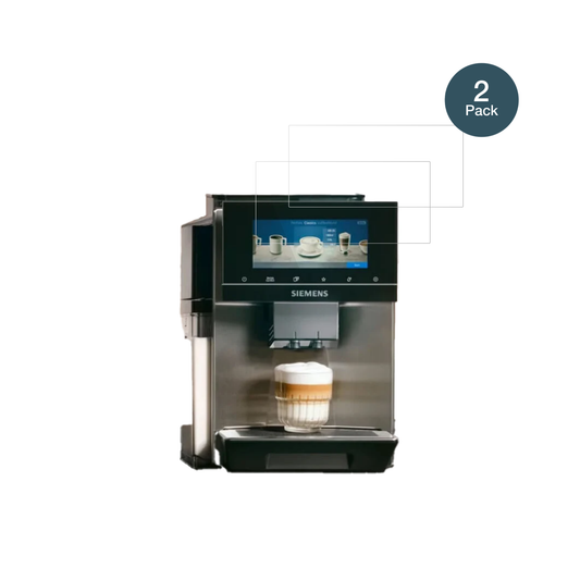 SiemensEQ900 Plus mit aufgebrachter dipos Flex Schutzfolie, glasklare Darstellung ohne Einschränkungen