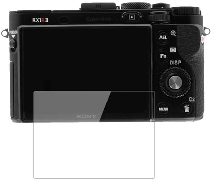 SonyCyber-Shot DSC-RX100 III mit aufgebrachter dipos Flex Schutzfolie, glasklare Darstellung ohne Einschränkungen