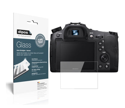 SonyDSC-RX10M4 mit aufgebrachter dipos Flex Schutzfolie, glasklare Darstellung ohne Einschränkungen