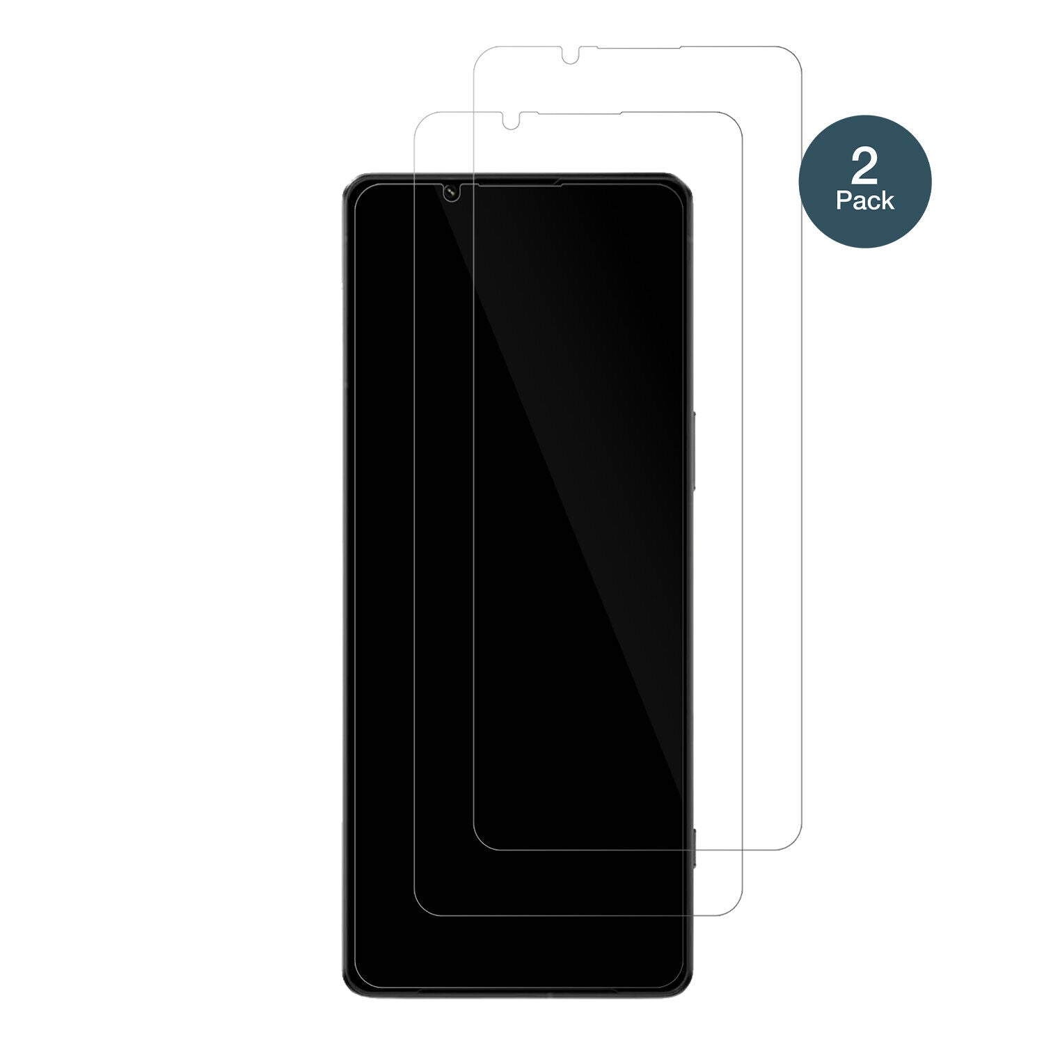 SonyXperia 1 IV mit aufgebrachter dipos Flex Schutzfolie, glasklare Darstellung ohne Einschränkungen