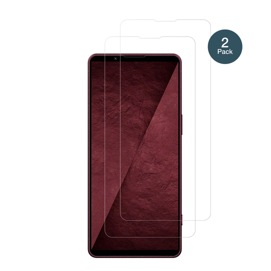 SonyXperia 1 VIII mit aufgebrachter dipos Flex Schutzfolie, glasklare Darstellung ohne Einschränkungen