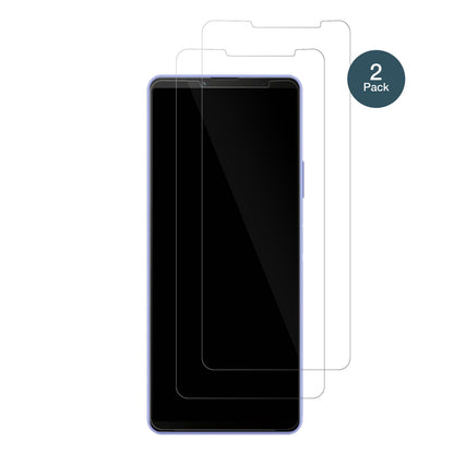 SonyXperia 10 IV mit aufgebrachter dipos Flex Schutzfolie, glasklare Darstellung ohne Einschränkungen