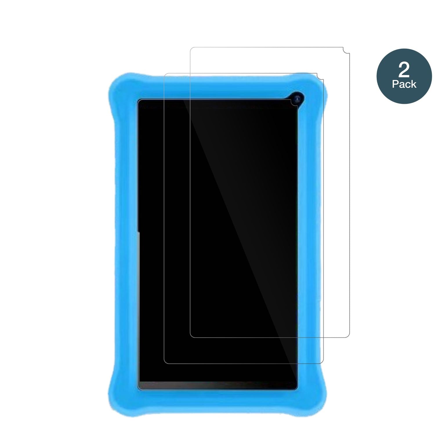 SumtabKinder Tab 7 Zoll mit aufgebrachter dipos Flex Schutzfolie, glasklare Darstellung ohne Einschränkungen