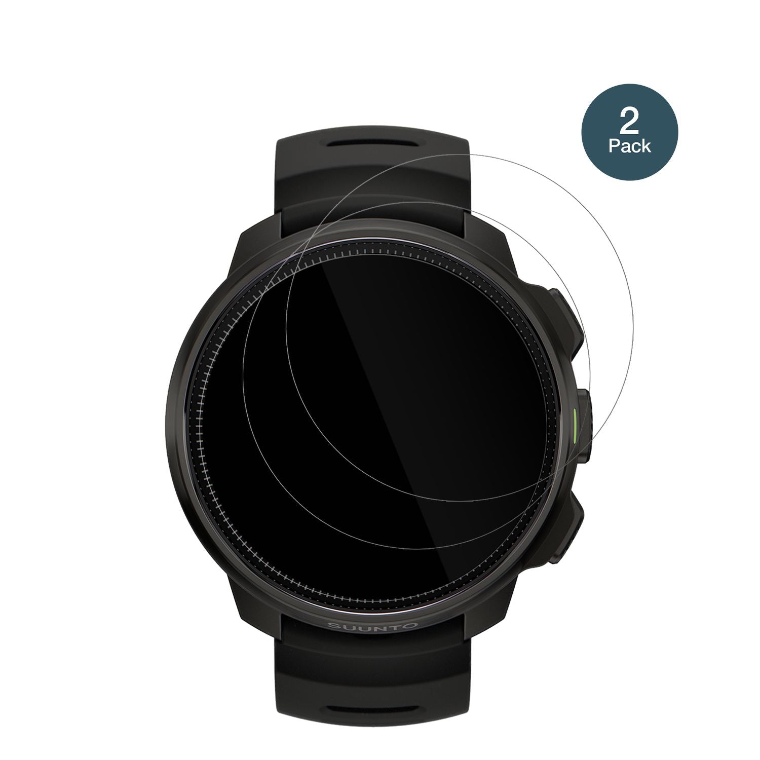 SuuntoOcean mit aufgebrachter dipos Flex Schutzfolie, glasklare Darstellung ohne Einschränkungen