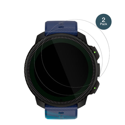 SuuntoVertical Solar mit aufgebrachter dipos Flex Schutzfolie, glasklare Darstellung ohne Einschränkungen