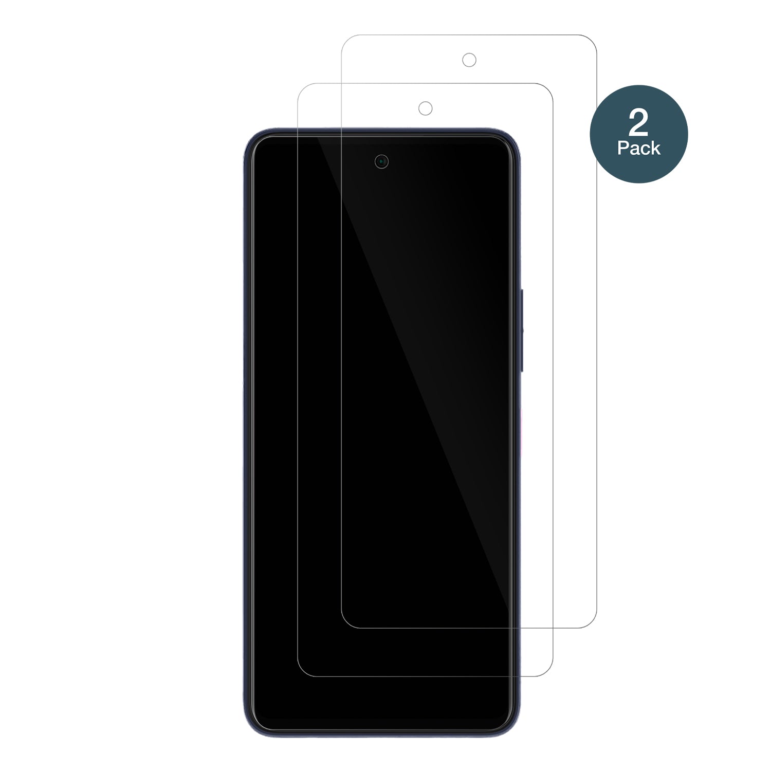 TelekomT Phone 2 Pro mit aufgebrachter dipos Flex Schutzfolie, glasklare Darstellung ohne Einschränkungen