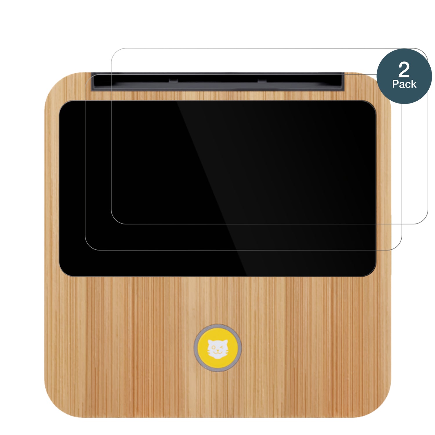 TigerboxTouch / Touch Plus mit aufgebrachter dipos Flex Schutzfolie, glasklare Darstellung ohne Einschränkungen