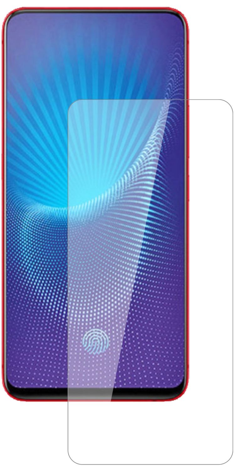 VivoNex mit aufgebrachter dipos Flex Schutzfolie, glasklare Darstellung ohne Einschränkungen