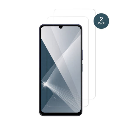 VivoT5 Lite 5G mit aufgebrachter dipos Flex Schutzfolie, glasklare Darstellung ohne Einschränkungen