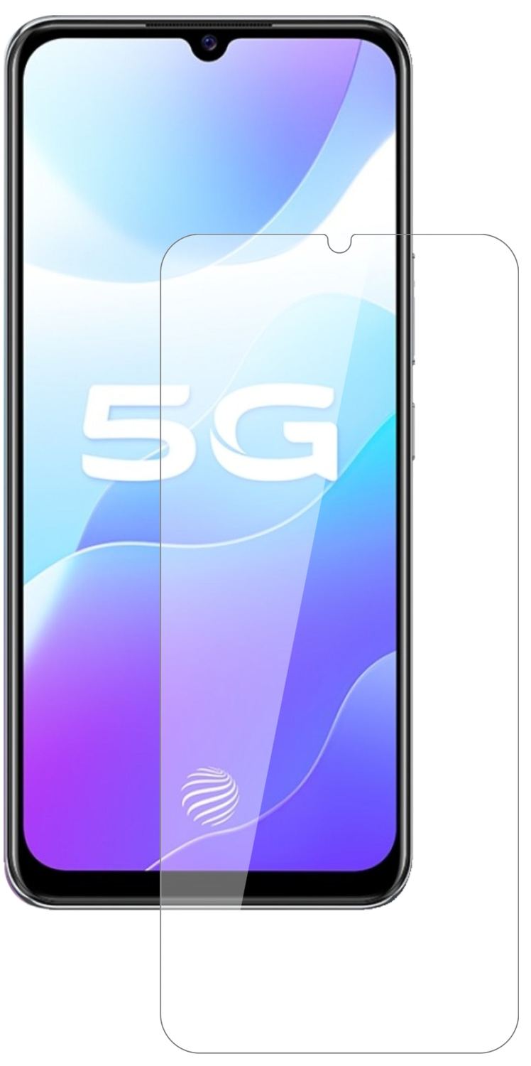 VivoS7e 5G mit aufgebrachter dipos Flex Schutzfolie, glasklare Darstellung ohne Einschränkungen
