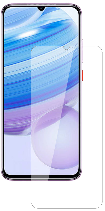 XiaomiRedmi 10X Pro mit aufgebrachter dipos Flex Schutzfolie, glasklare Darstellung ohne Einschränkungen
