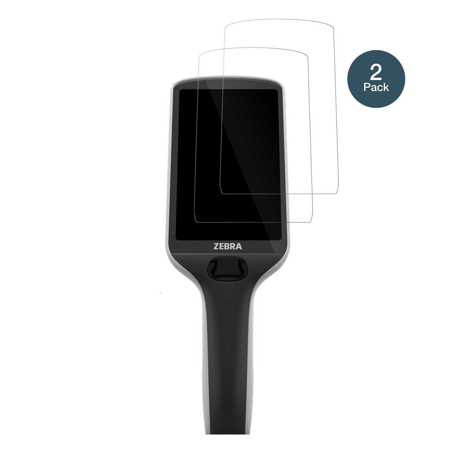 ZebraPS30 mit aufgebrachter dipos Flex Schutzfolie, glasklare Darstellung ohne Einschränkungen