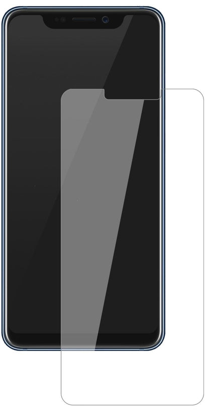 ZTEAxon 9 Pro mit aufgebrachter dipos Flex Schutzfolie, glasklare Darstellung ohne Einschränkungen