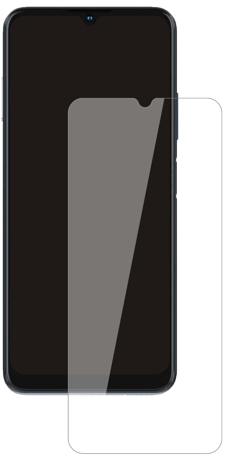 ZTEBlade 11 Prime mit aufgebrachter dipos Flex Schutzfolie, glasklare Darstellung ohne Einschränkungen